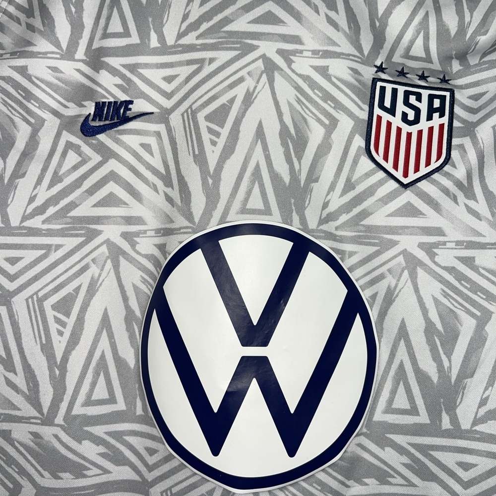 Nike USA Soccer 2021/22 Men's Medium Pre-Match 4-Star Jersey CZ4327-102 Futbol
